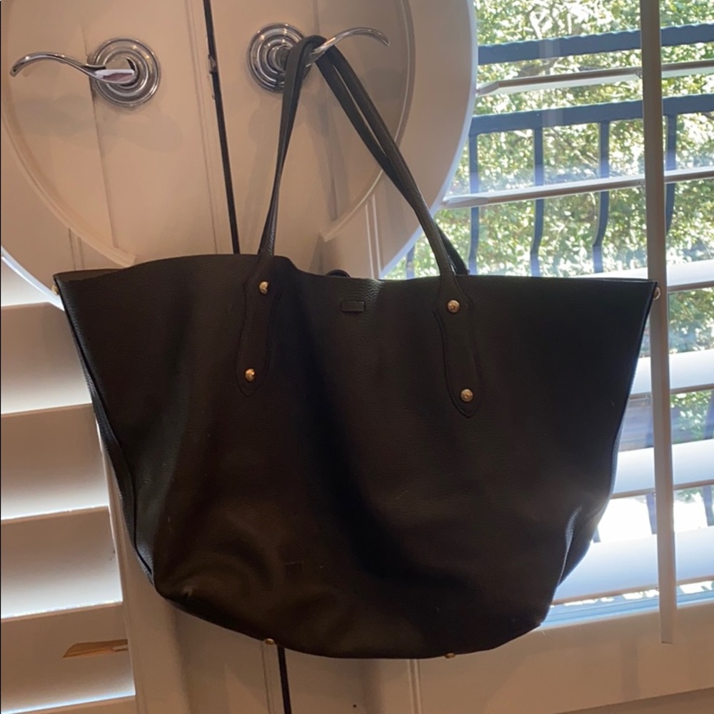 Annabel Ingall hunter green large Isabella tote
